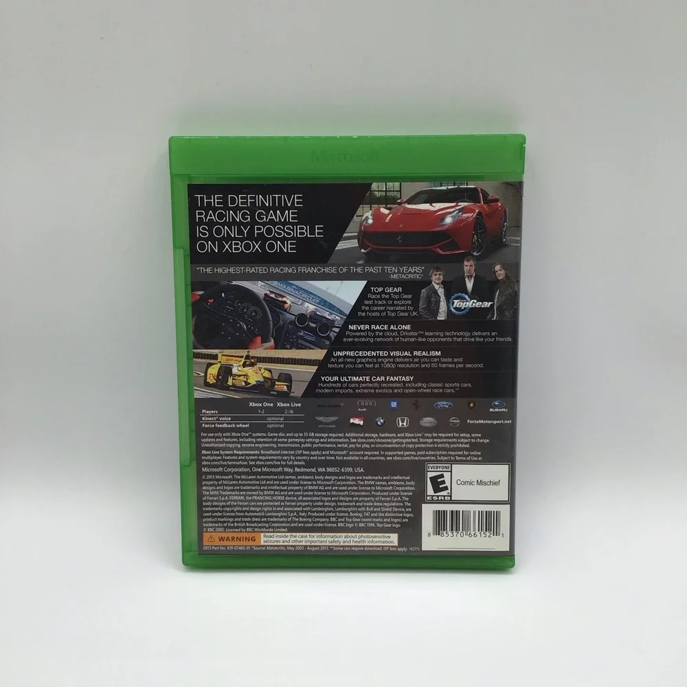 Forza Motorsport 5 for Microsoft Xbox one video game tested works